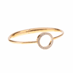 Brățară Elegantă din Oțel Inoxidabil Placat cu Aur, cu Cristale pentru Femei - Tommy Hilfiger 2780065 - imagine 2
