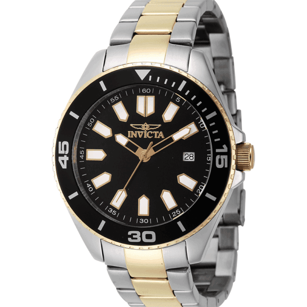 Invicta Férfi Óra 46319 Pro Diver Ezüst Tónus Fekete Számlappal