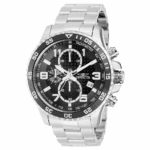 Invicta Men Watch 37146 Specialty Silver Tone с черен циферблат