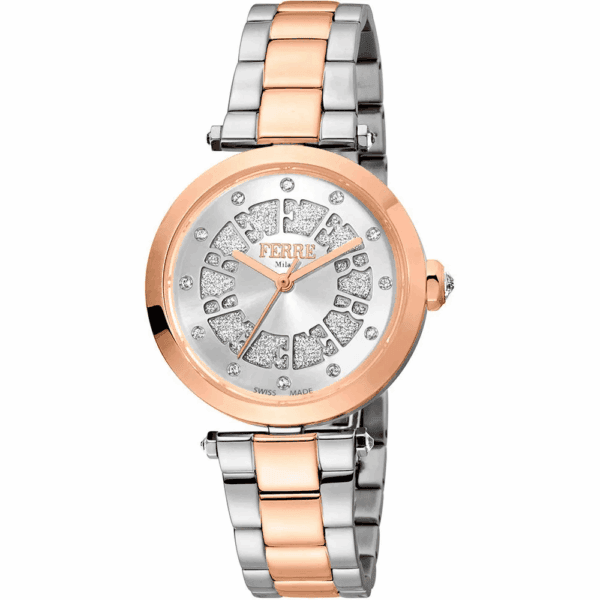 Ceas FM1L133M0061 Femei Rose Gold cu cadran Silver Tone Mecanism Quartz