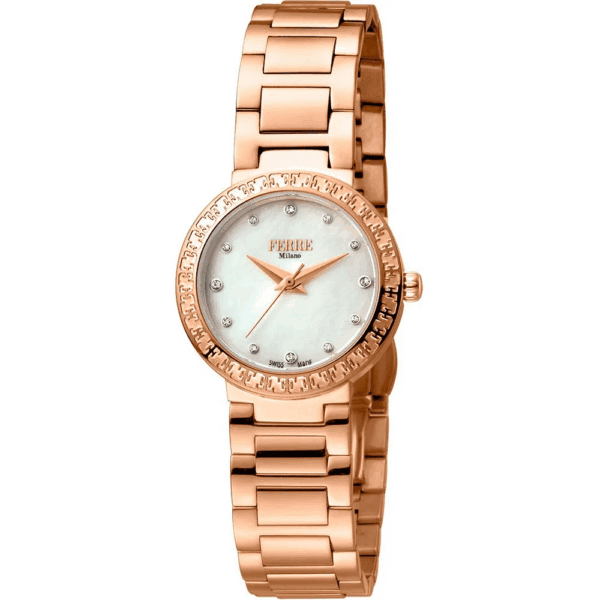 Ρολόι FM1L132M0081 Γυναικείο Lisa Rose Gold με καντράν White Mop Μηχανισμός Quartz