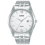 Lorus Men Watch RH987PX9 Classic Silver Tone with white dial