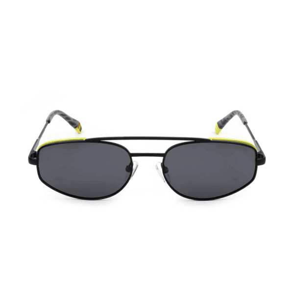 Polaroid PLD 6130/S-08A-55 Unisex Sunglasses, Aviator with Polarized Smoke Lenses