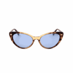 Polaroid PLD 4109/S-XLT-52 Women's Sunglasses, Cat-eye with Blue Polarized Lenses
