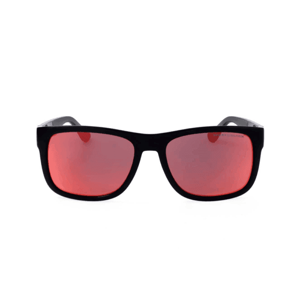 Tommy Hilfiger sunglasses TH 1556/S-807-56 Men, Square with red/orange mirror lenses