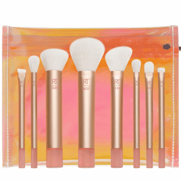 Real Techniques The Wanderer – Set Premium de Pensule de Machiaj, 9 piese