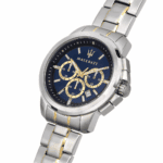 Мъжки часовник Maserati R8873621016 Successo с сребърен корпус и син циферблат - Image 3