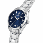 Maserati ATTRAZIONE R8853151013 watch with steel bracelet and blue dial - Image 5