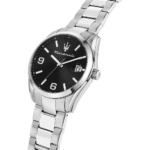 Maserati Attrazione R8853151007 Men's Watch, Silver Color with Black Velvet, Steel Bracelet - Image 5