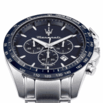 Maserati Traguardo R8873612043 Men's Watch, Silver Steel with Navy Blue Dial - Image 5