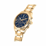 Maserati Men's Watch R8853100026 Competizione, gold tone with blue dial, Quartz mechanism - Image 5